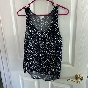 J. Crew Dotted tank
